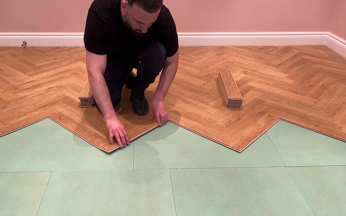herringbone install